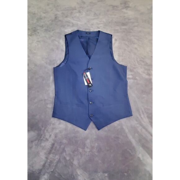 J. Ferrar Sz S The Blue Suit Vest Men's Slim Ultra Comfort Stretch C21-1 - Picture 1 of 7